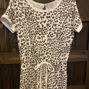 Leopard print romper